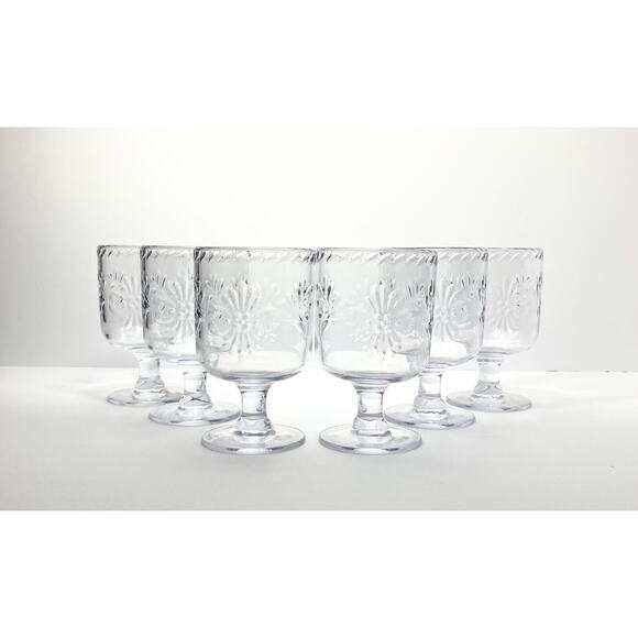 Klifa “Reno” 6 Plastic Acrylic Water or Wine All Purpose Glasses 5 1/2” 12oz - Picture 2 of 5